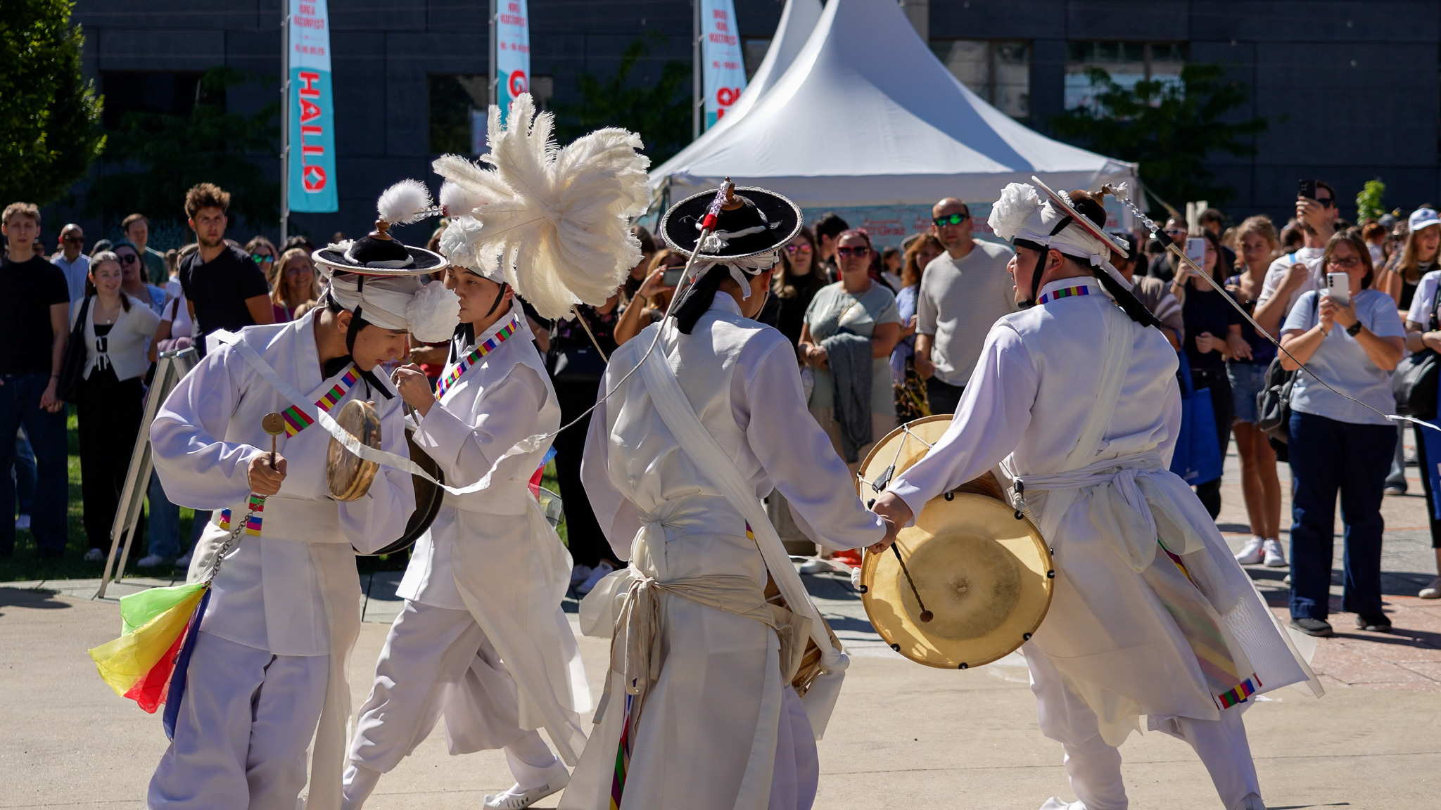 사물놀이패 우수 길놀이