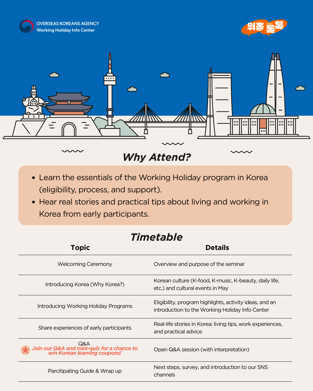 Working Holiday Poster 2