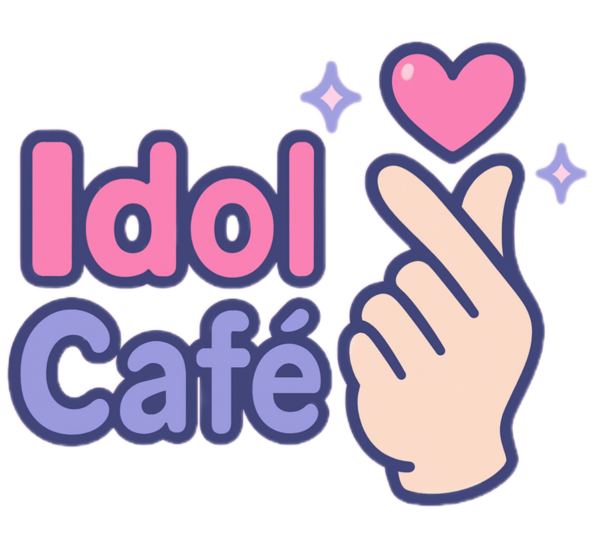 아이돌 카페 로고
